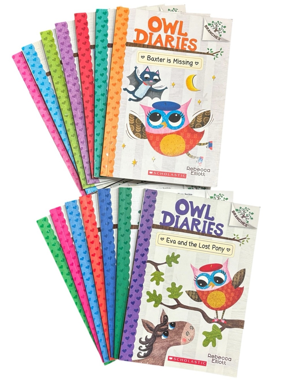 (15) Owl Diaries Book Lot By Rebecca Elliot Scholastic Branches Like New - Picture 14 of 14